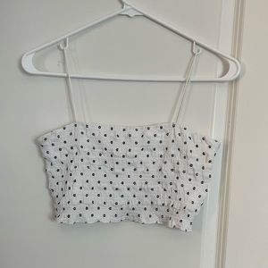 Pacsun white crop top